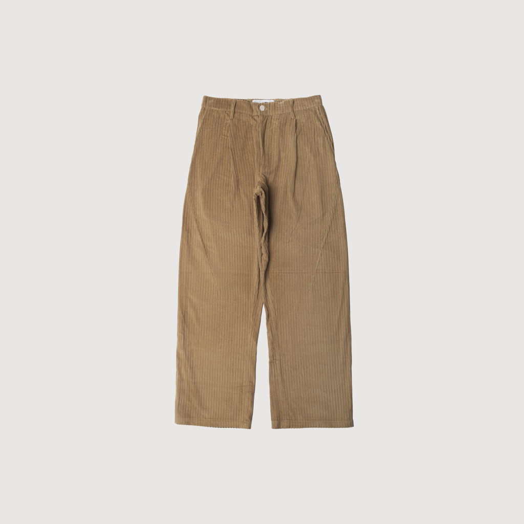 Mii - Pant solid dyed corduroy beige