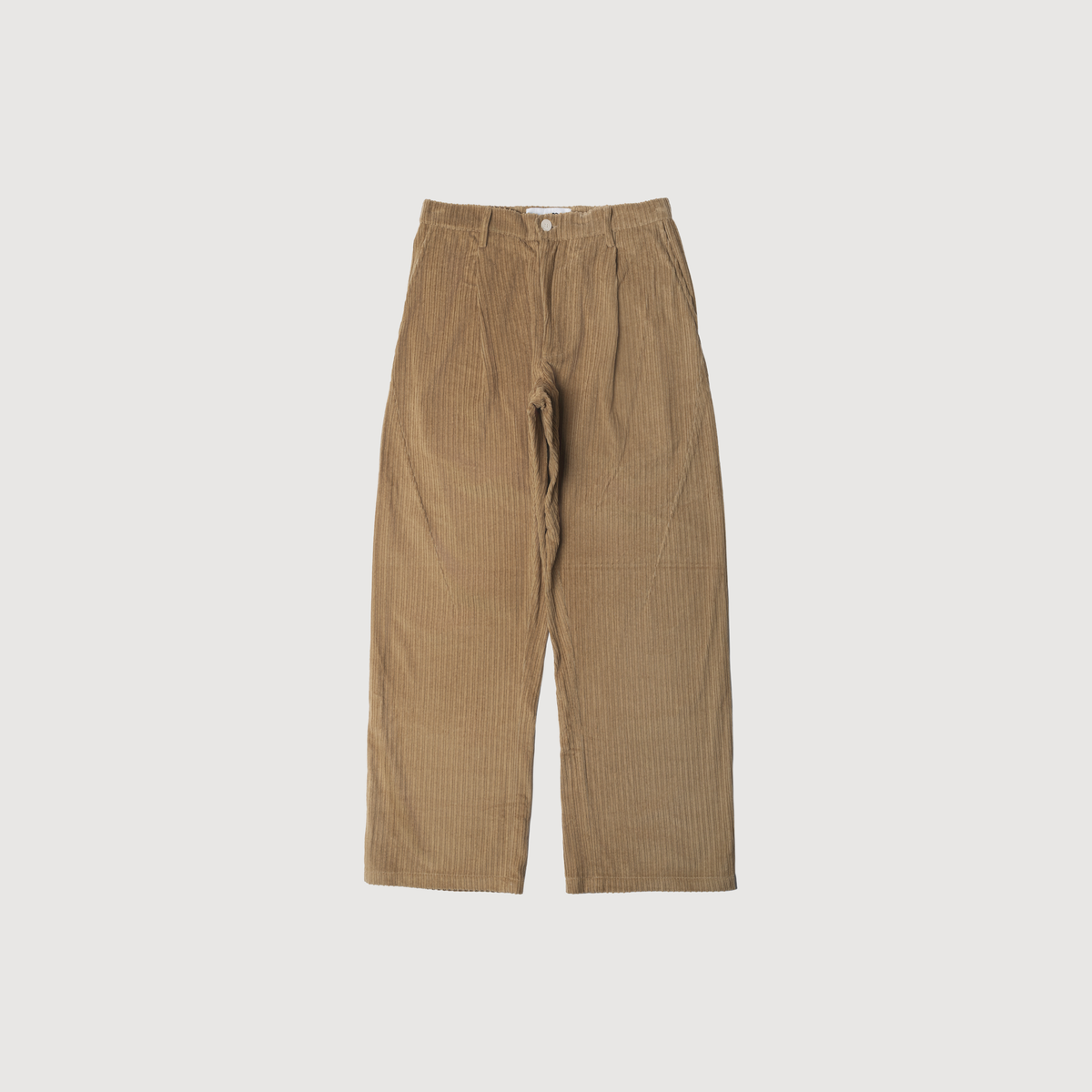 Mii - Pant solid dyed corduroy beige