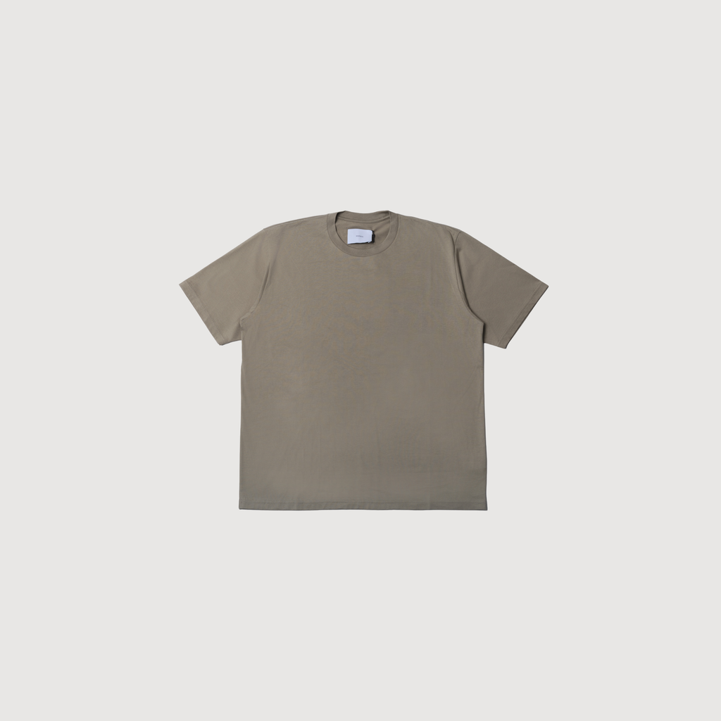 SSSTEIN - Suvin cotton basic tee khaki