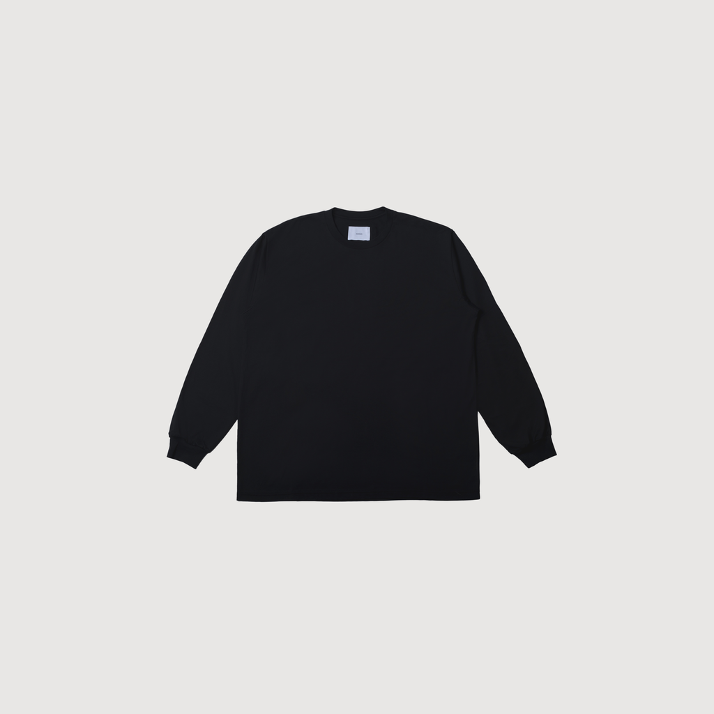 SSSTEIN - Suvin cotton basic ls tee black