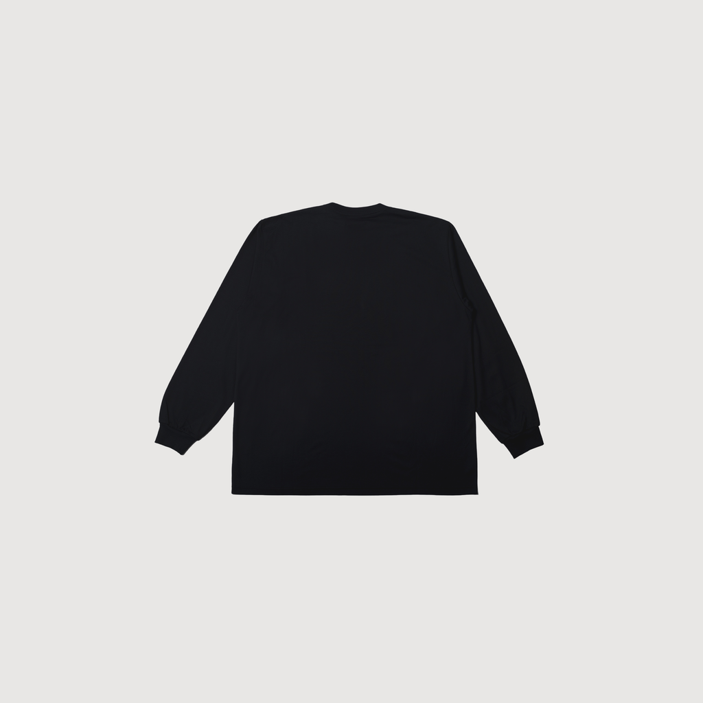 SSSTEIN - Suvin cotton basic ls tee black