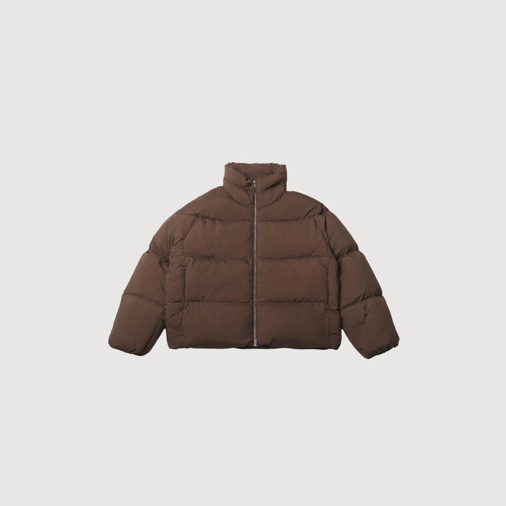 STUDIO NICHOLSON - Massey crinckle nylon Taupe