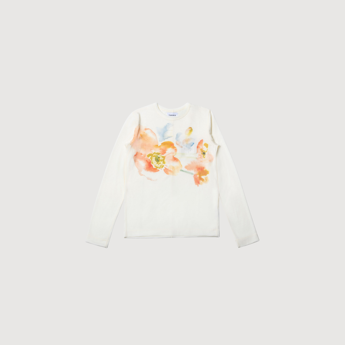 TANAKA - Long sleeve tee natural flower