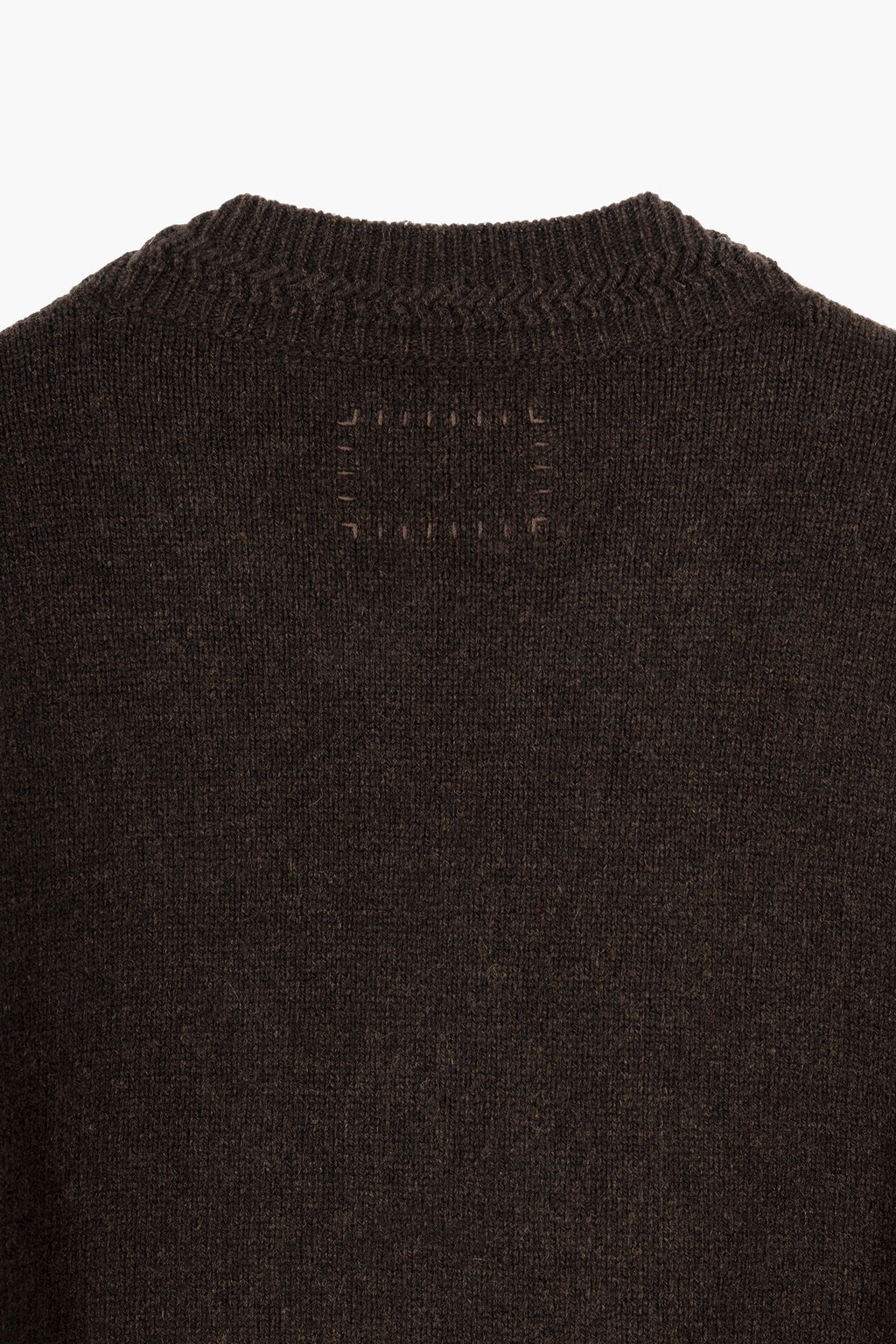 MUSEUM GARMENTS - Relax cashmere crewneck sweater Dark brown