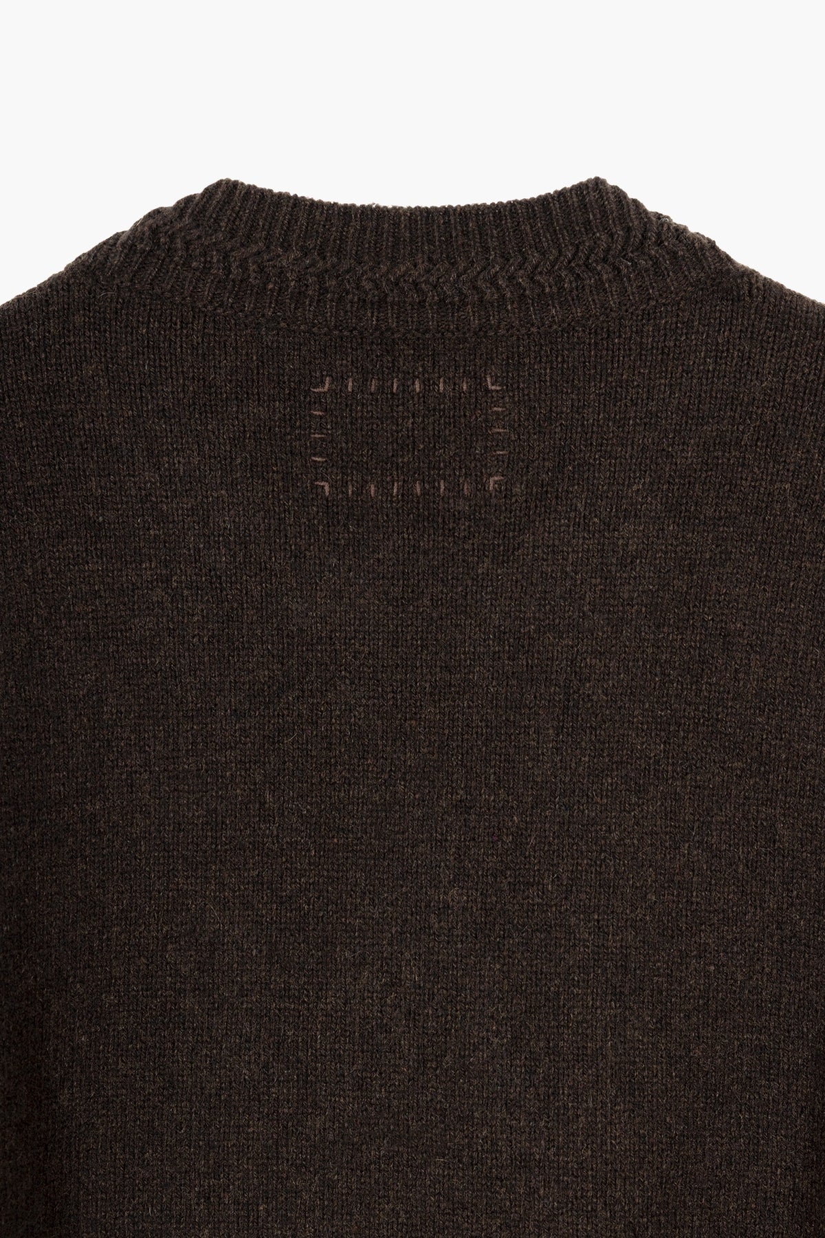MUSEUM GARMENTS - Relax cashmere crewneck sweater Dark brown
