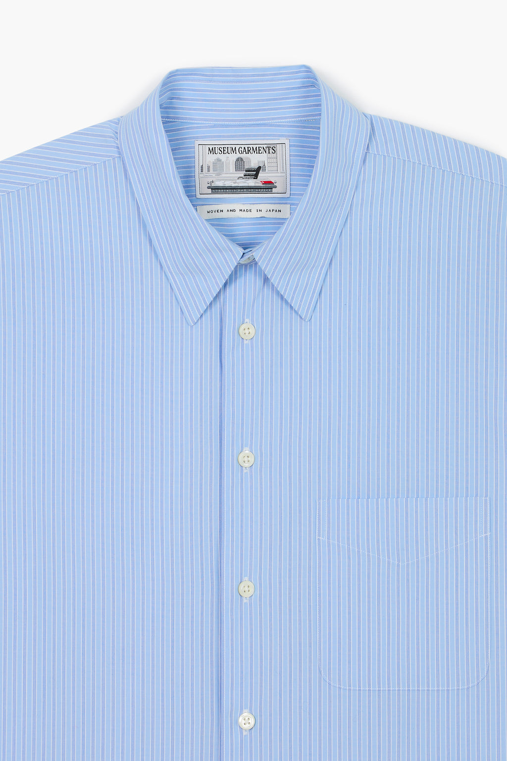 MUSEUM GARMENTS - Corporate shirt Blue/white