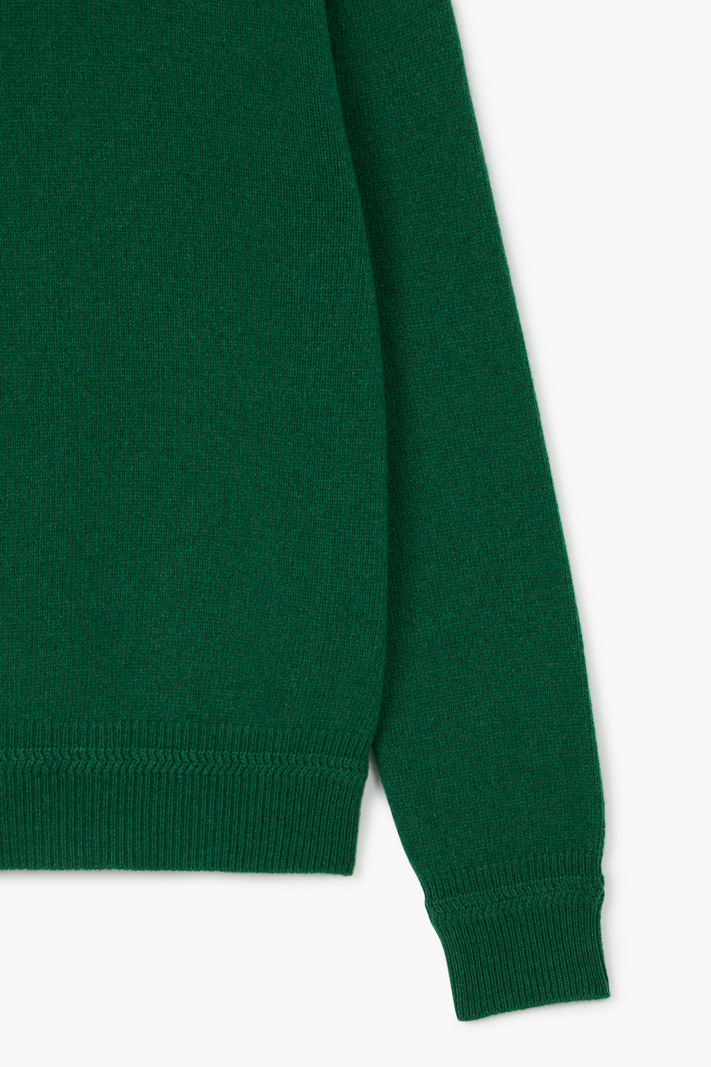 MUSEUM GARMENTS - Relax cashmere crewneck sweater Green