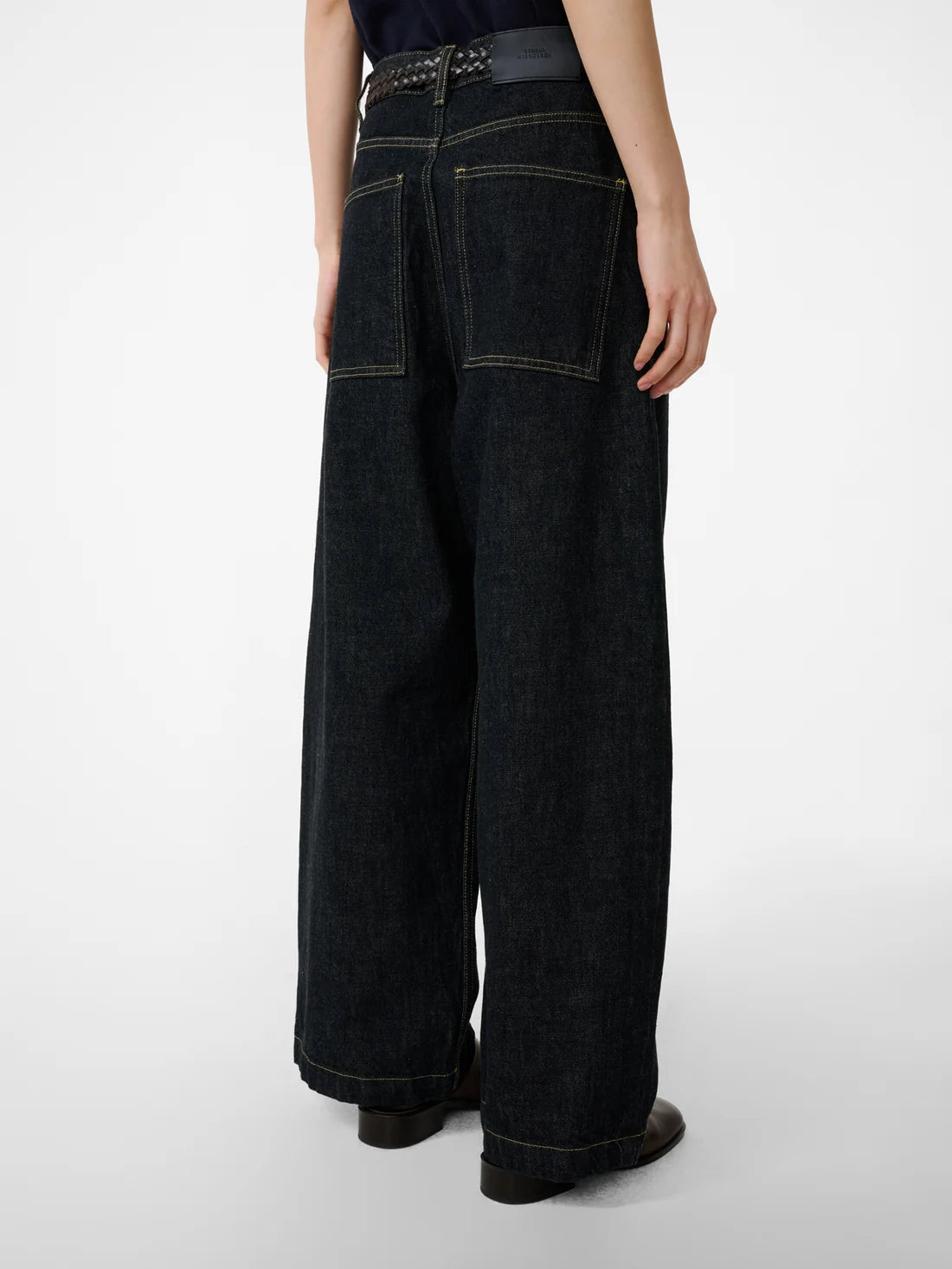STUDIO NICHOLSON - Neive Italian Wide Leg Denim Pant