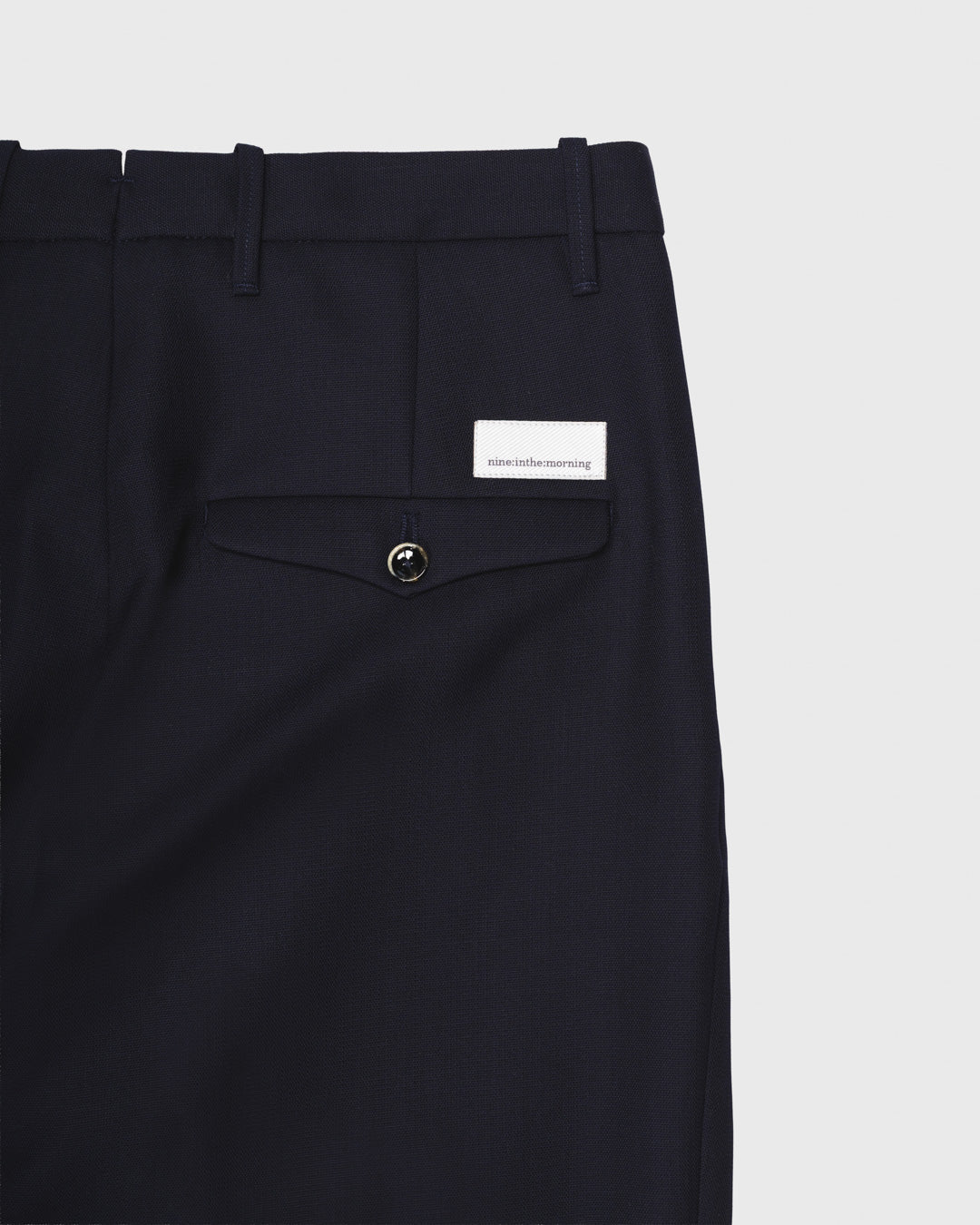 NINE IN THE MORNING - Trousers kay baggy two pences navy NINE IN THE MORNING