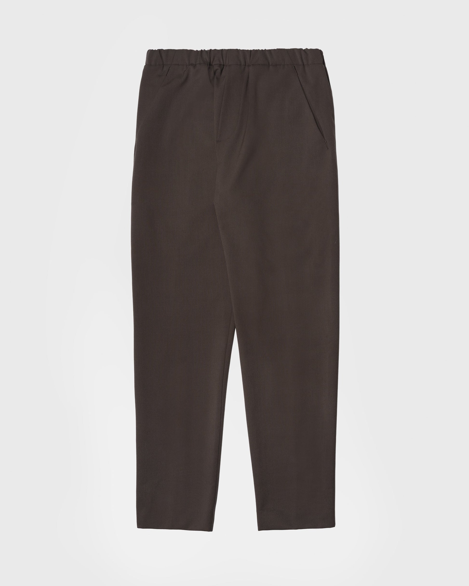 NINE IN THE MORNING - Trousers mirco carrot relax moro NINE IN THE MORNING