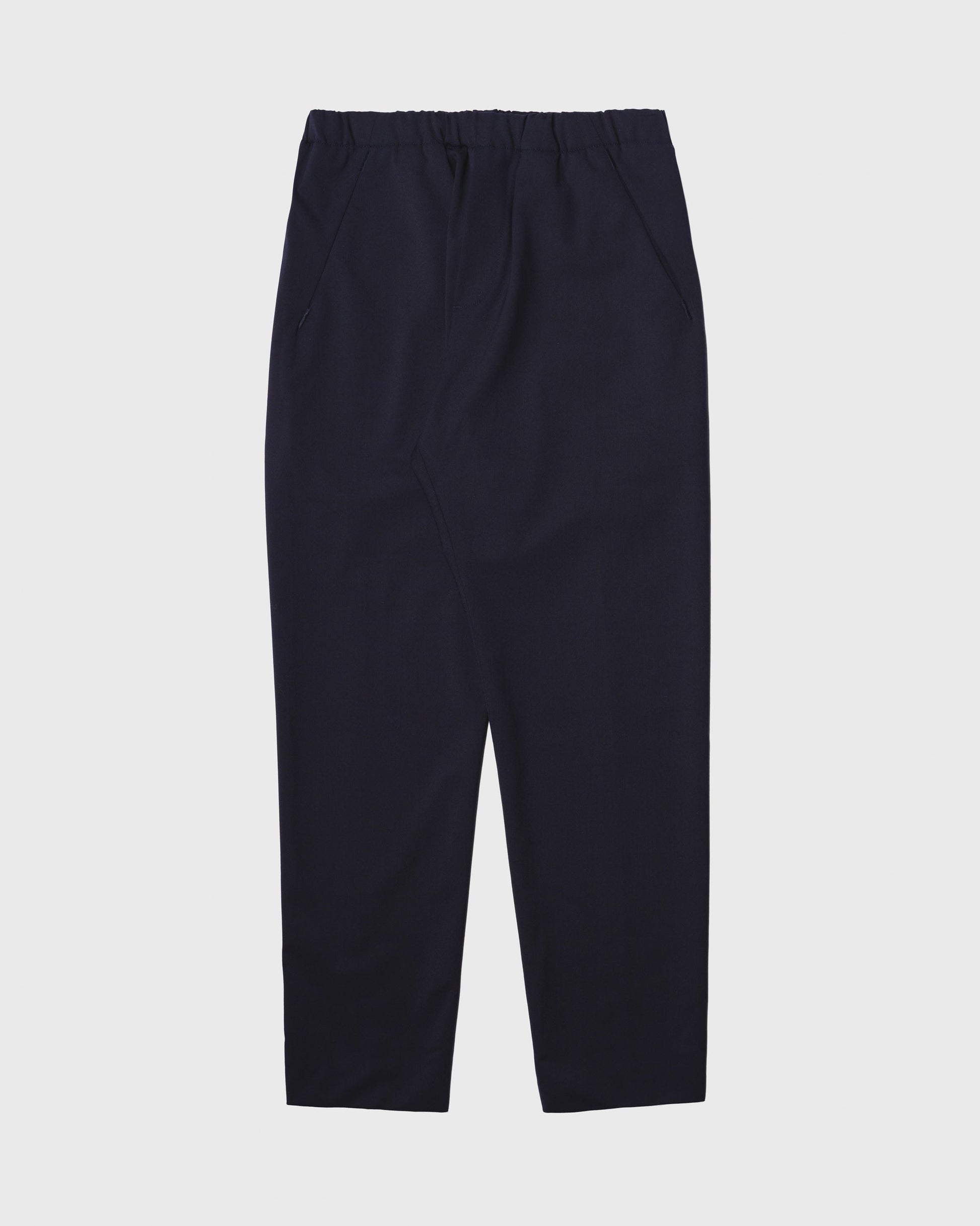 NINE IN THE MORNING - Trousers mirco carrot relax navy NINE IN THE MORNING
