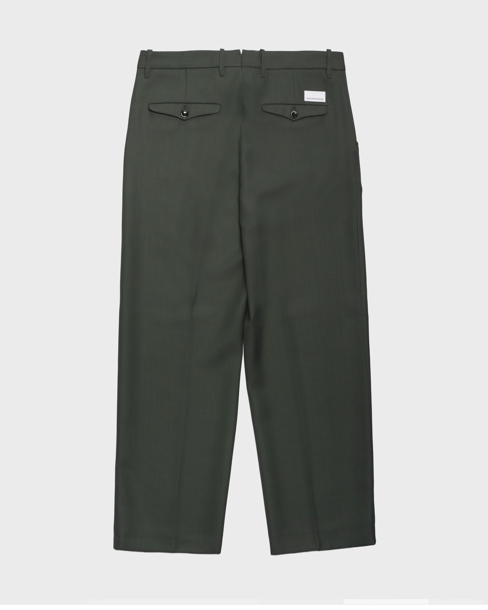 NINE IN THE MORNING - Trousers apollon baggy cactus