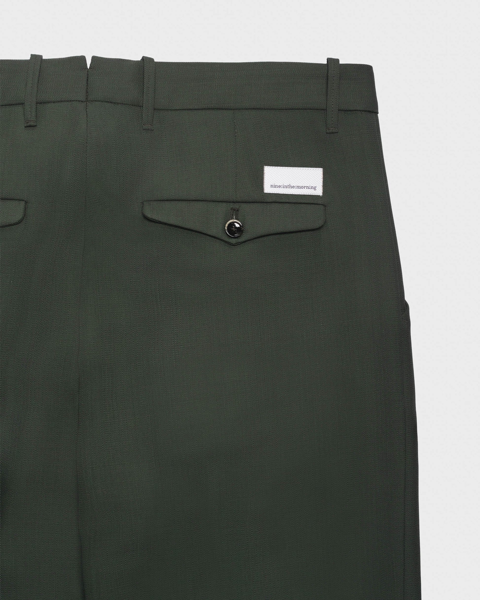 NINE IN THE MORNING - Trousers apollon baggy cactus