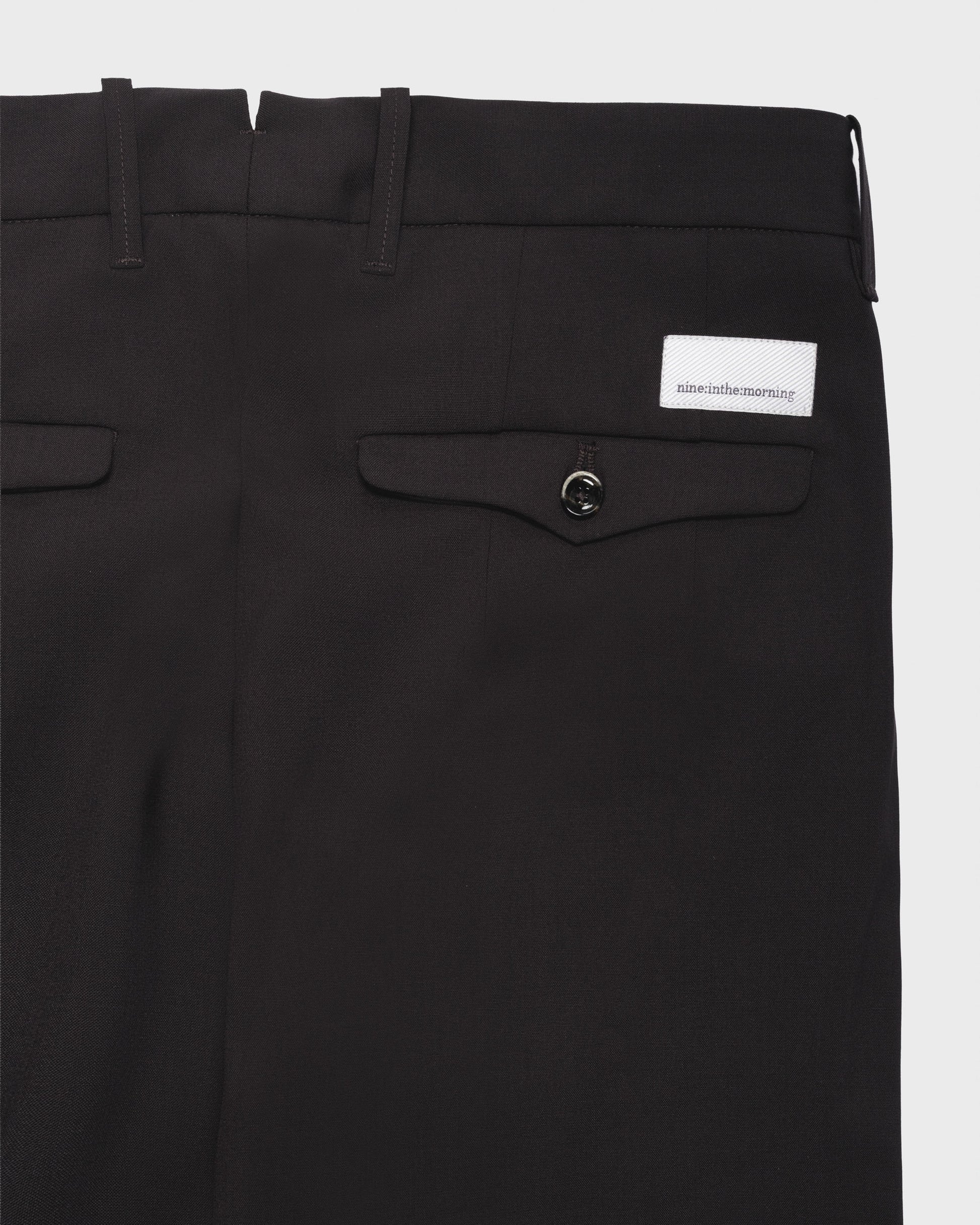 NINE IN THE MORNING - Trousers meteorite overcarrot chocolat