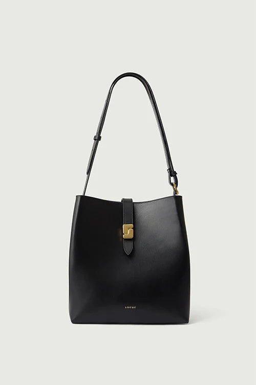 SOEUR - Sac bello en cuir noir