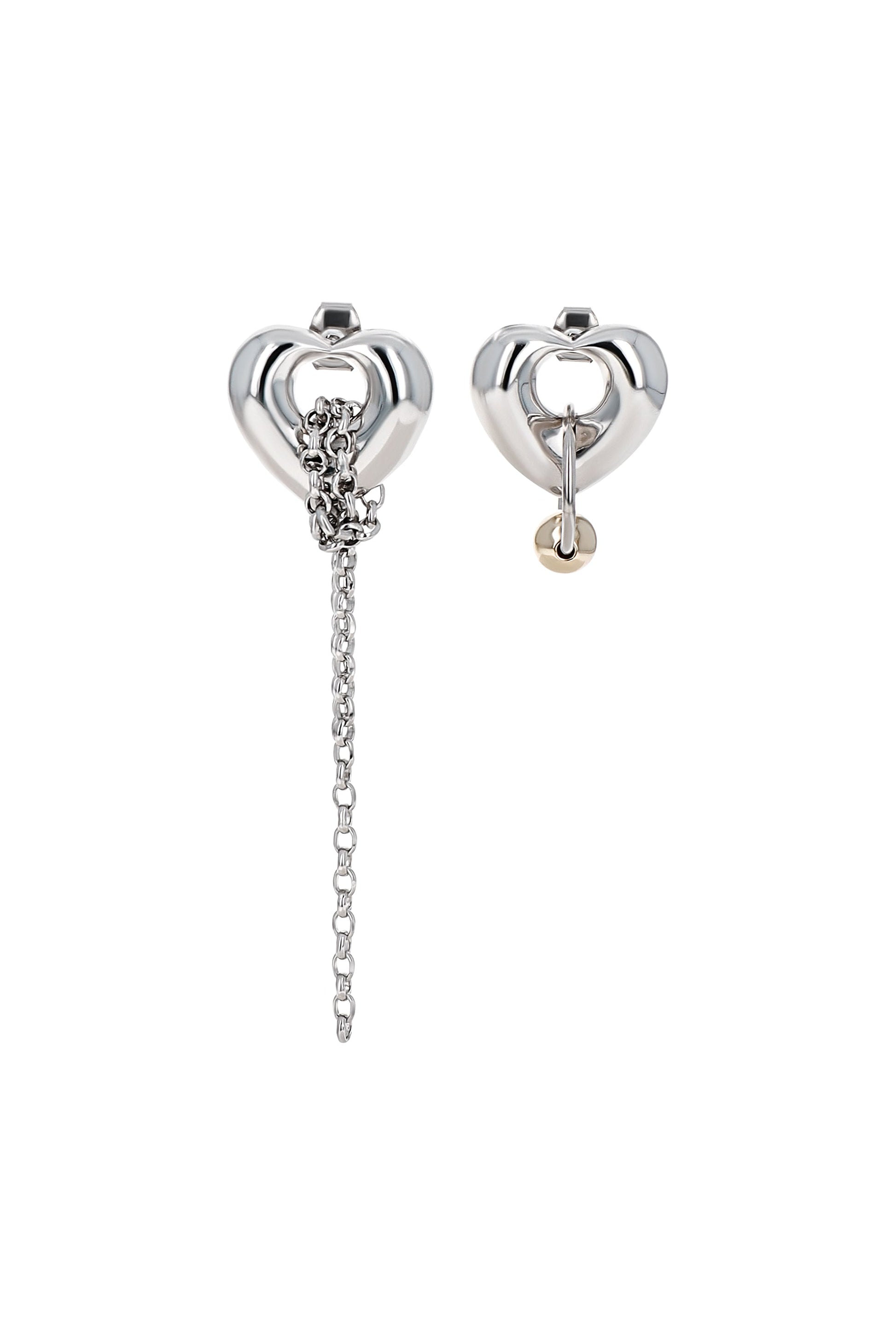 JUSTINE CLENQUET - naomi earrings gold palladium JUSTINE CLENQUET