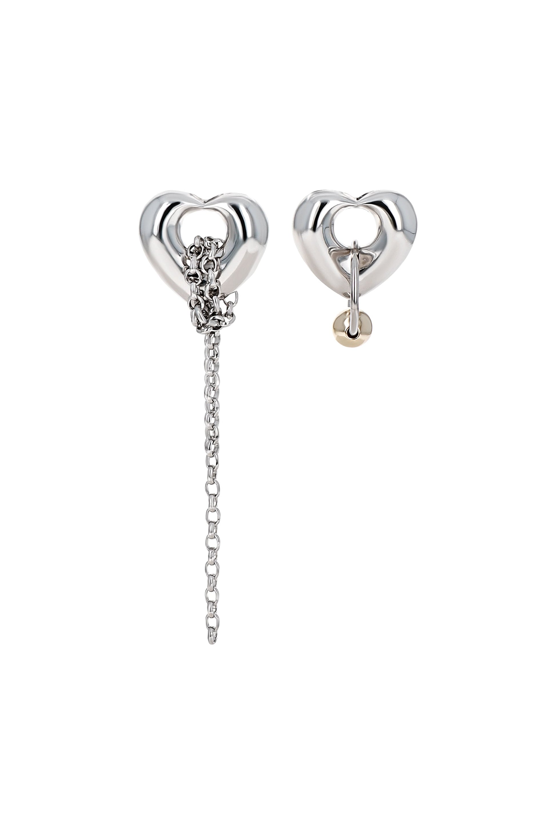 JUSTINE CLENQUET - naomi earrings gold palladium JUSTINE CLENQUET