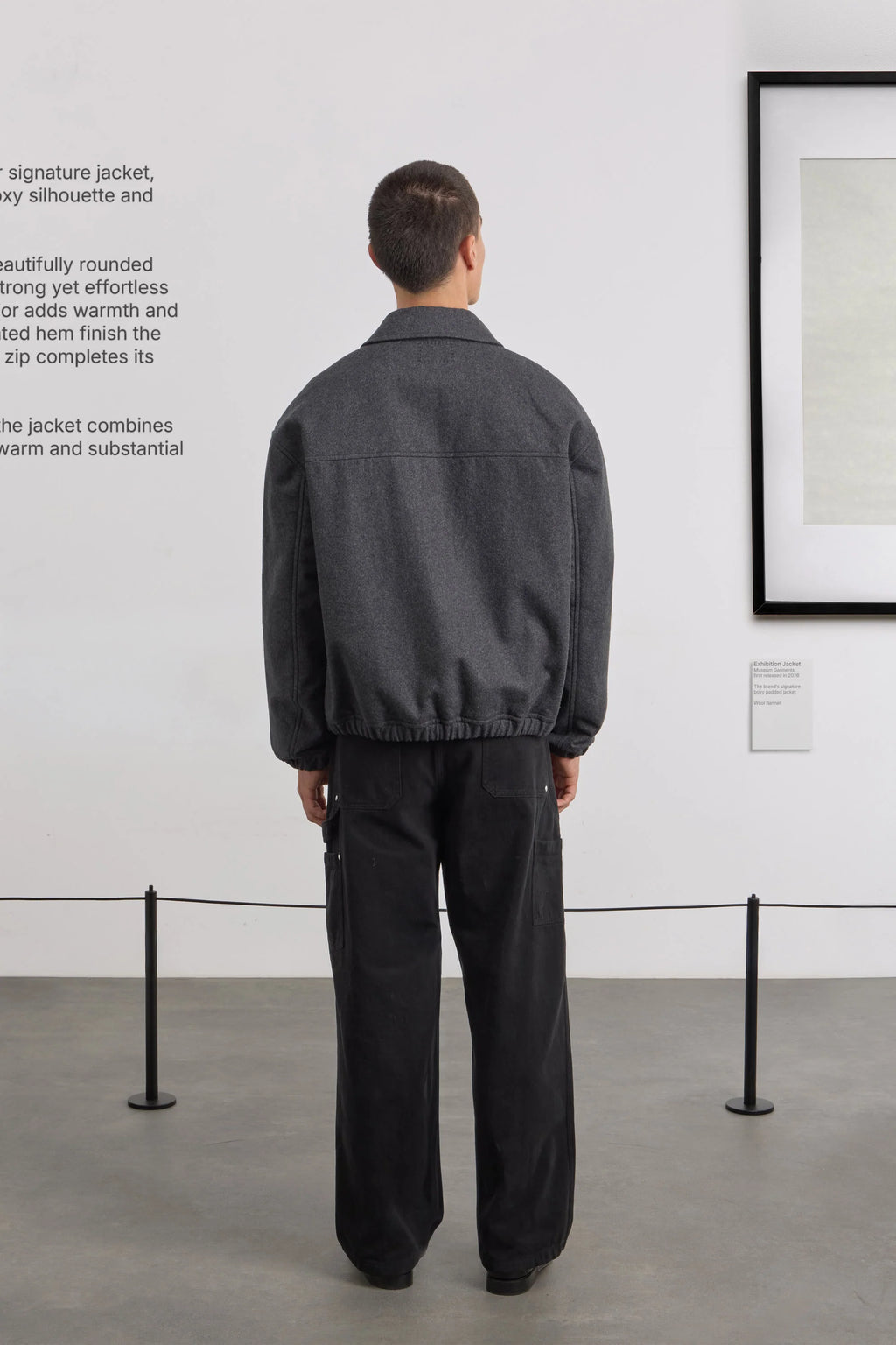MUSEUM GARMENTS - Exhibition jacket gris chiné