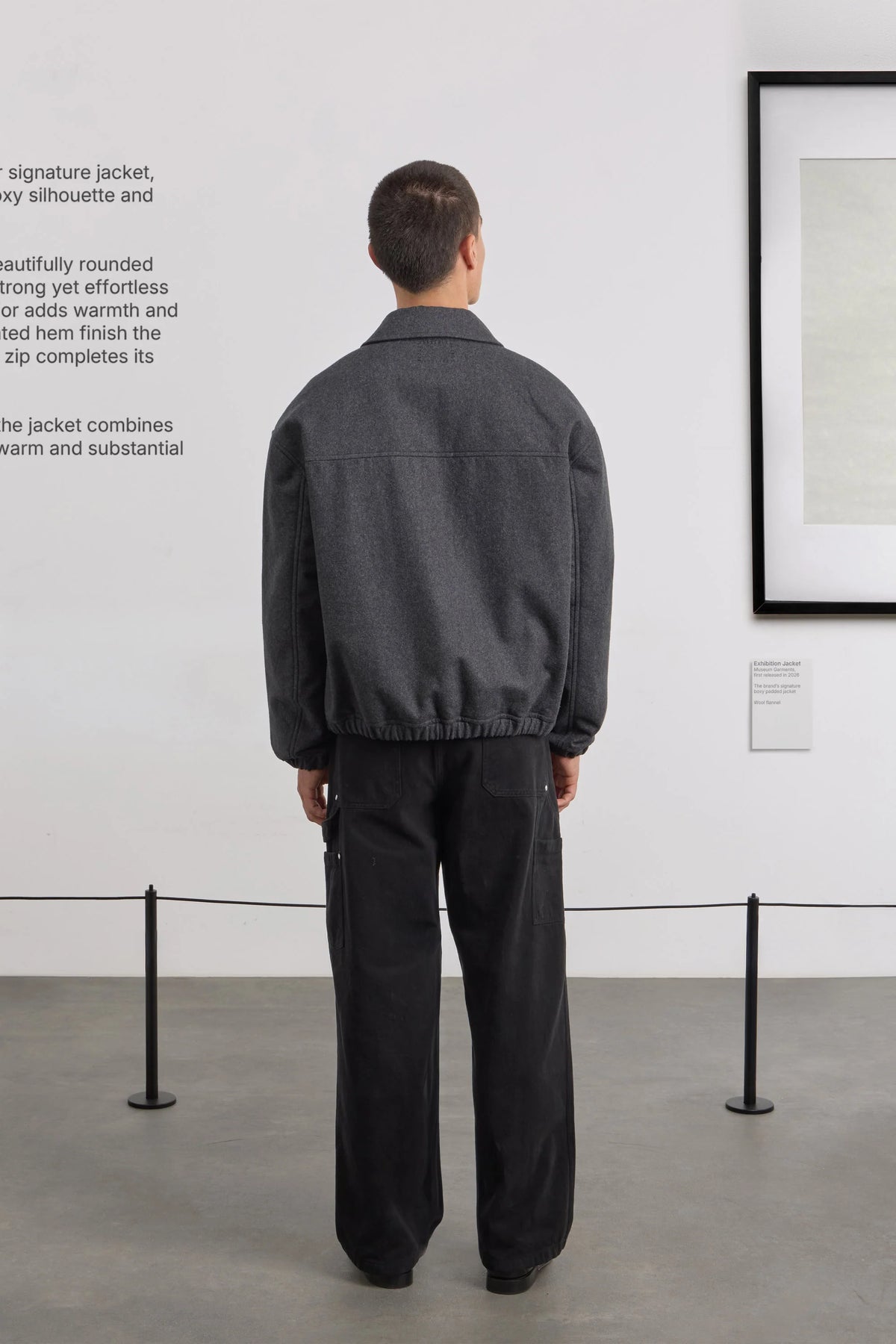 MUSEUM GARMENTS - Exhibition jacket gris chiné