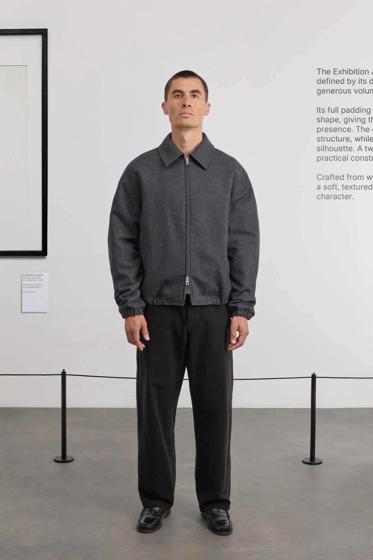 MUSEUM GARMENTS - Exhibition jacket gris chiné