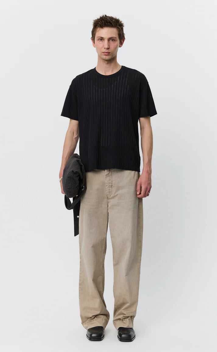 MFPEN - Ornament tee black lace stripe