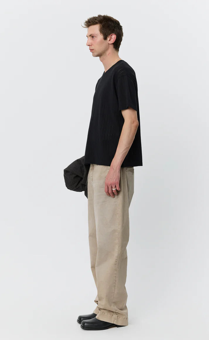 MFPEN - Ornament tee black lace stripe