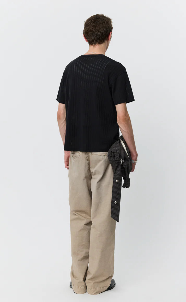 MFPEN - Ornament tee black lace stripe
