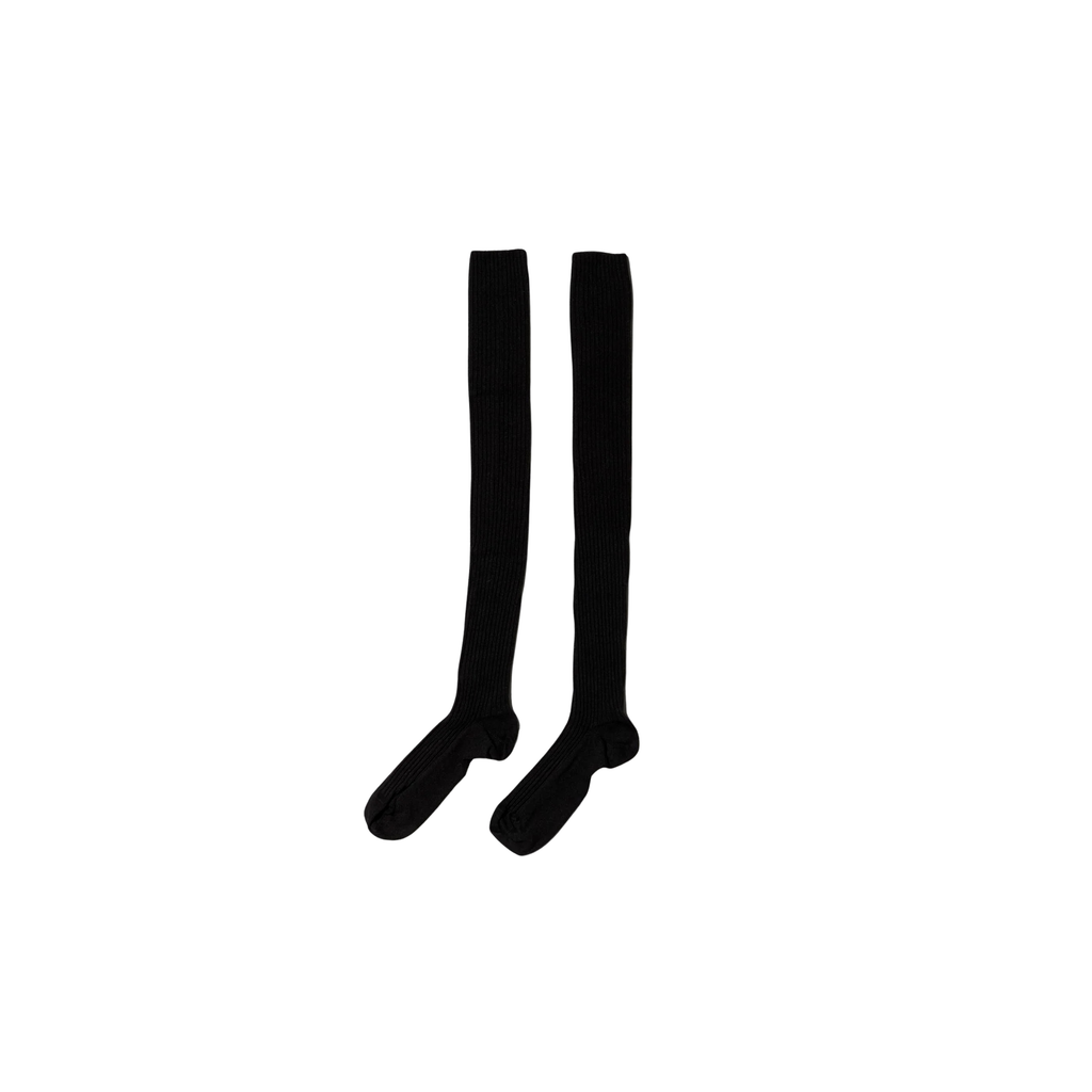 BASERANGE - Overknee socks Black