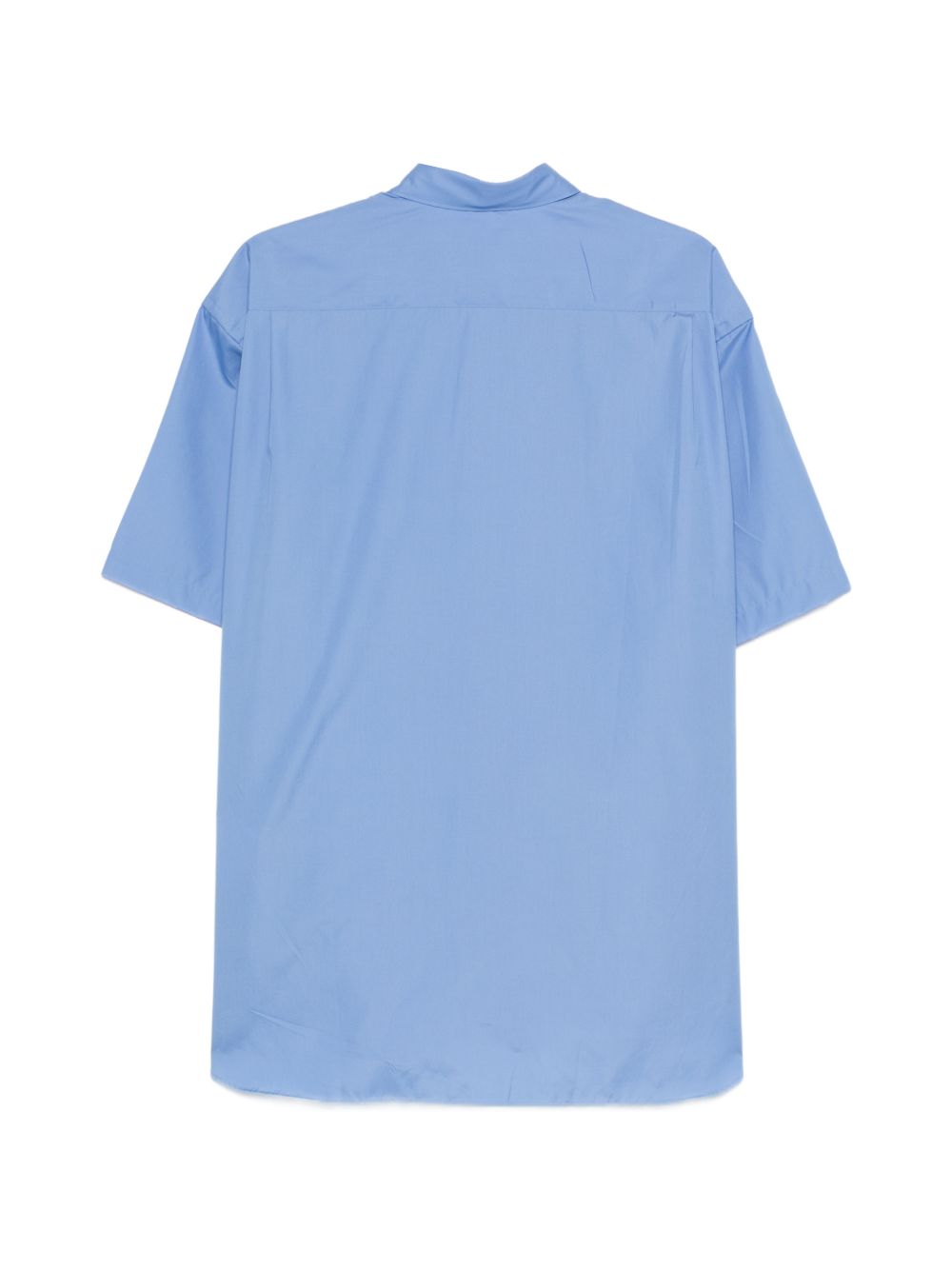 CDG HOMME - Embroidered logo shirt light blue