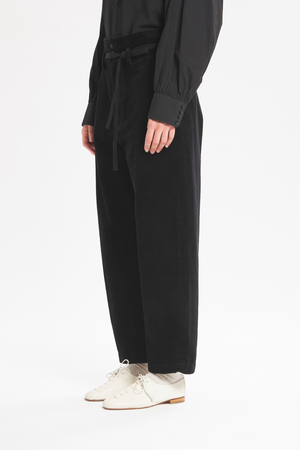 BARENA - Trouser candiano cinquecento nero BARENA