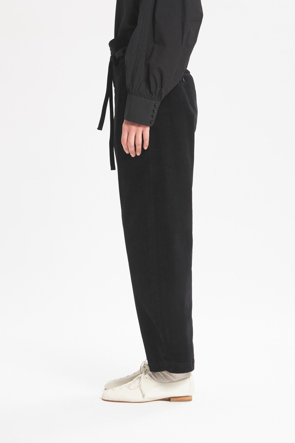 BARENA - Trouser candiano cinquecento nero BARENA