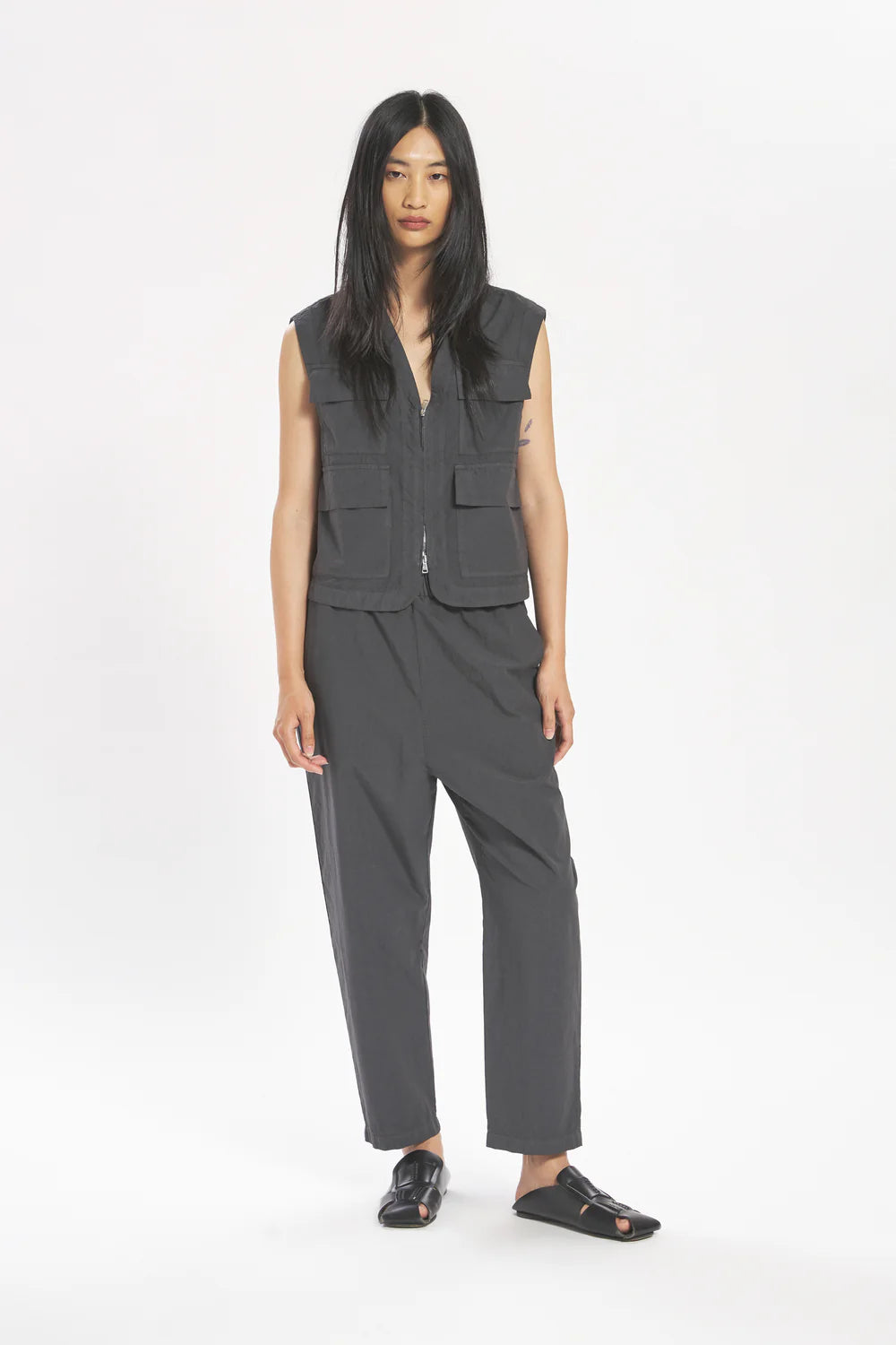 BARENA - Trousers joie25 tendon bronzo