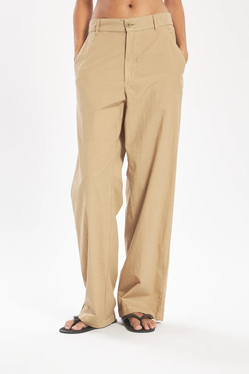 BARENA - Trousers ida tendon khaki