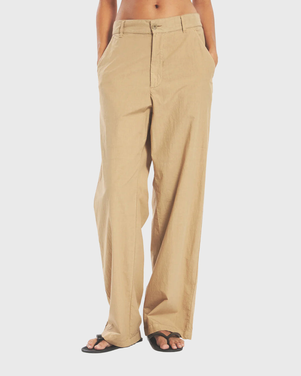 BARENA - Trousers ida tendon khaki