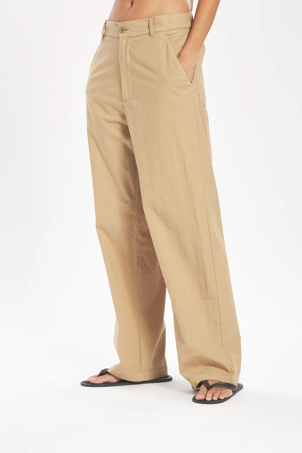 BARENA - Trousers ida tendon khaki