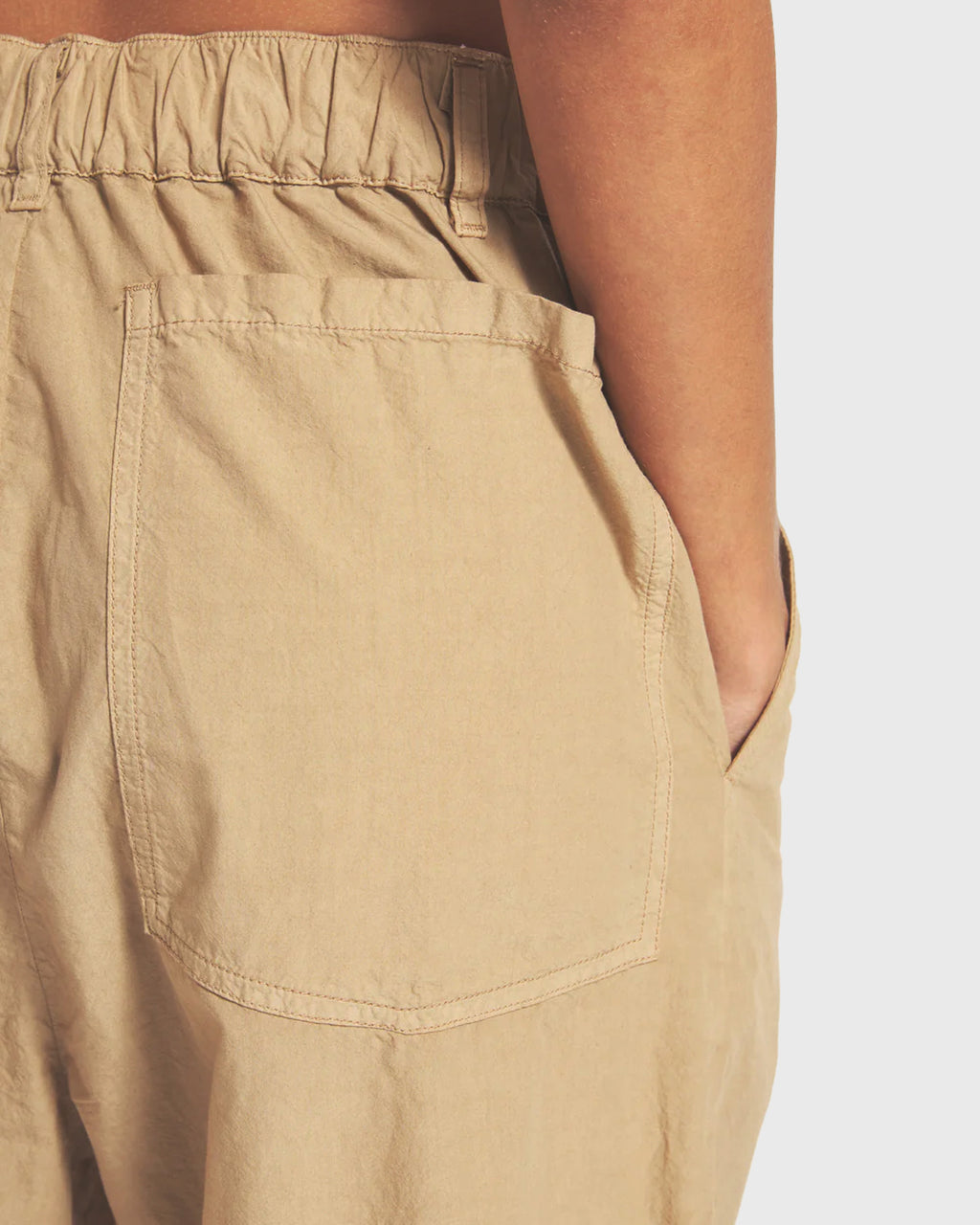 BARENA - Trousers ida tendon khaki