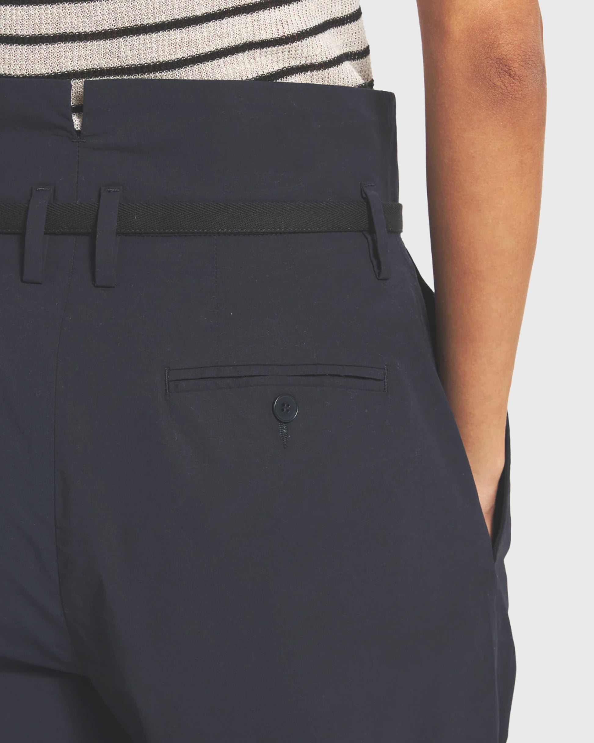 BARENA - Trousers candiano vion navy