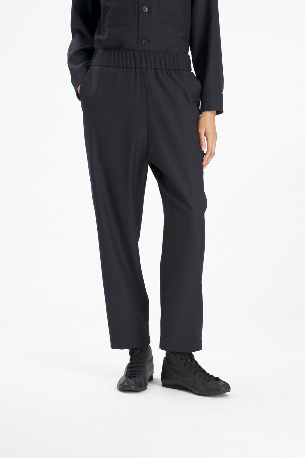 Barena - Trousers Joie 25 Flan Navy