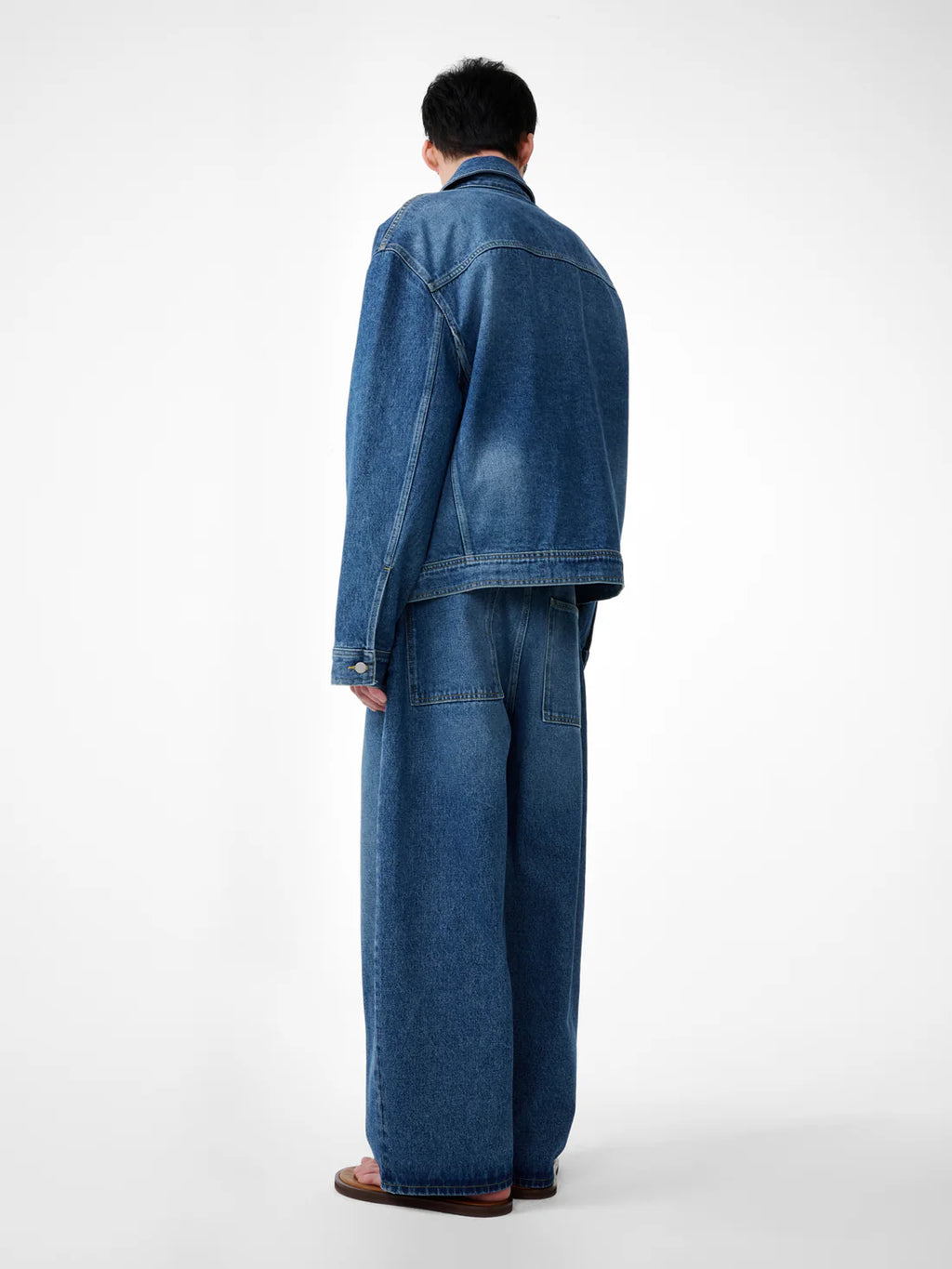 STUDIO NICHOLSON - Jean paolo indigo wash