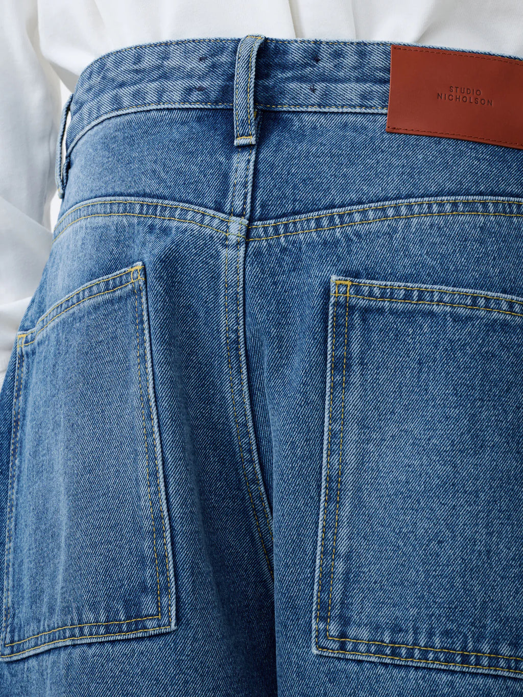 STUDIO NICHOLSON - Jean paolo indigo wash