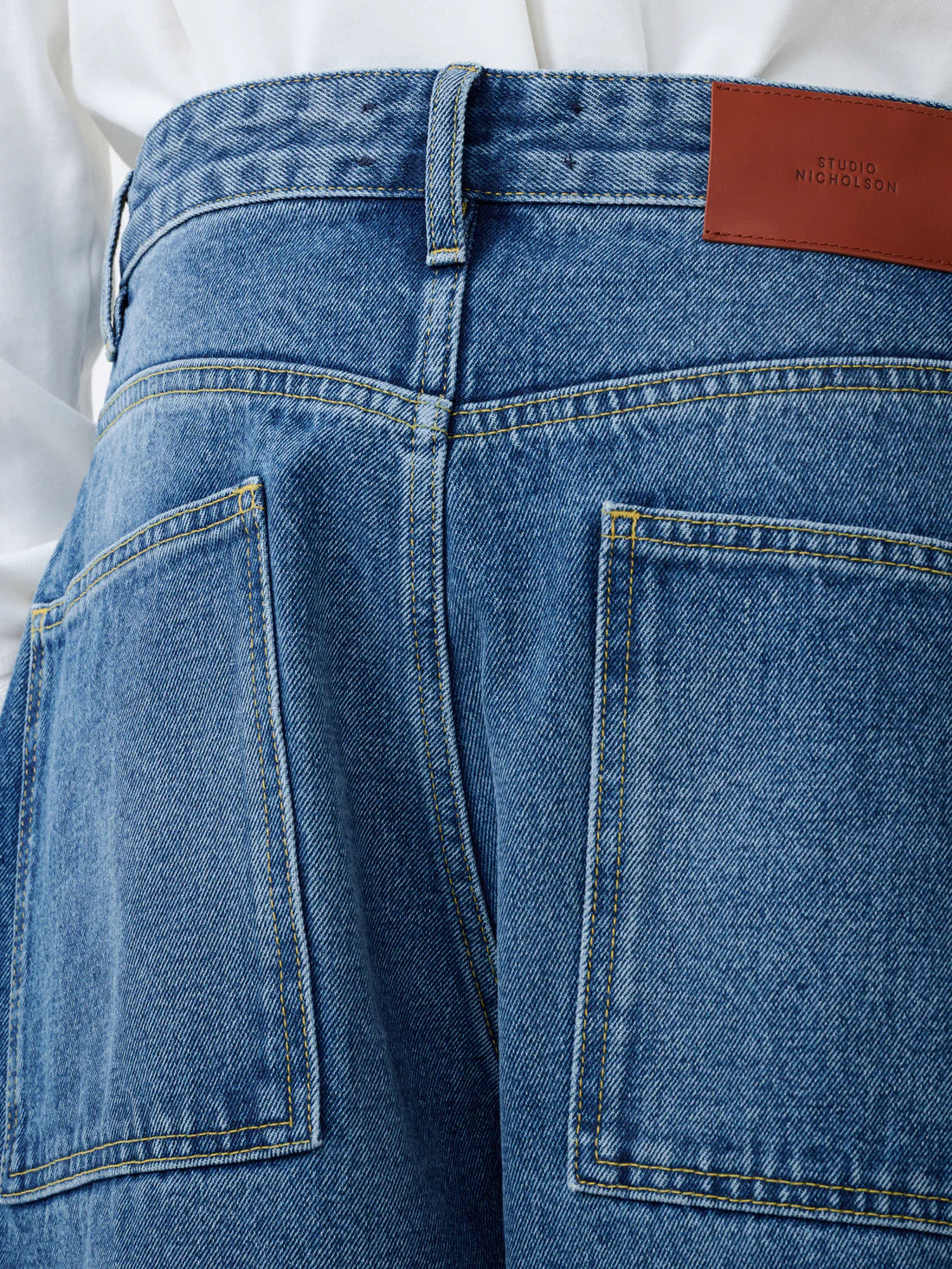 STUDIO NICHOLSON - Jean paolo indigo wash