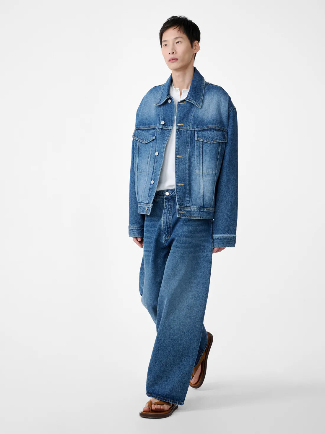STUDIO NICHOLSON - Jean paolo indigo wash