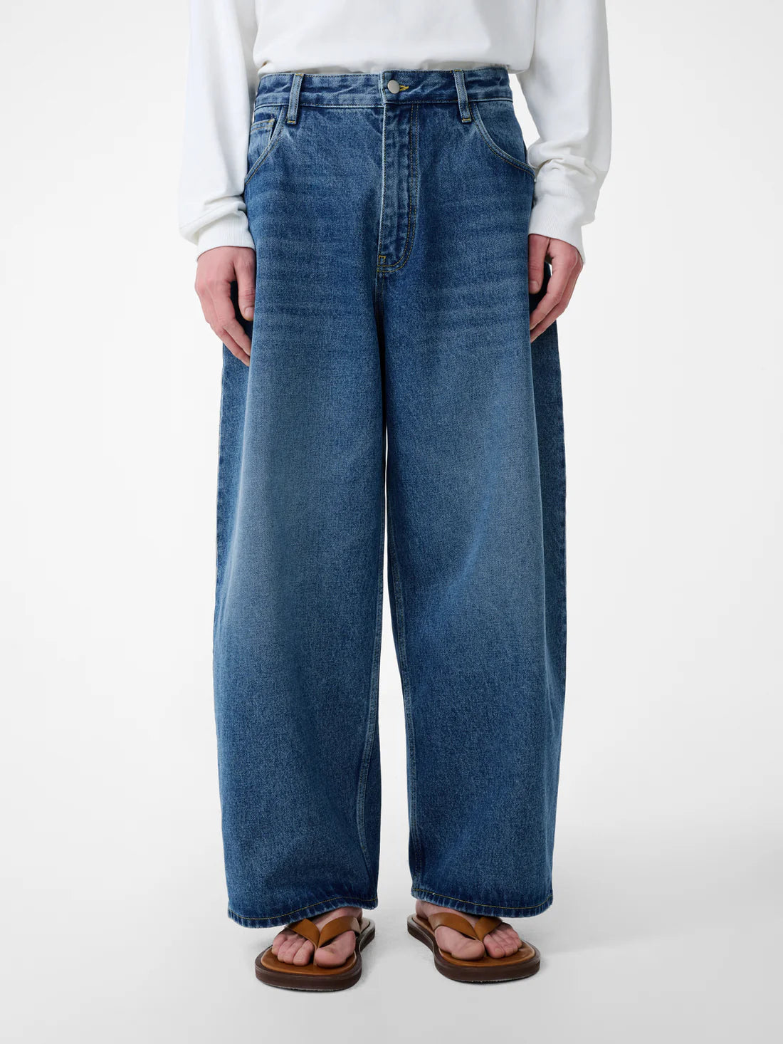 STUDIO NICHOLSON - Jean paolo indigo wash