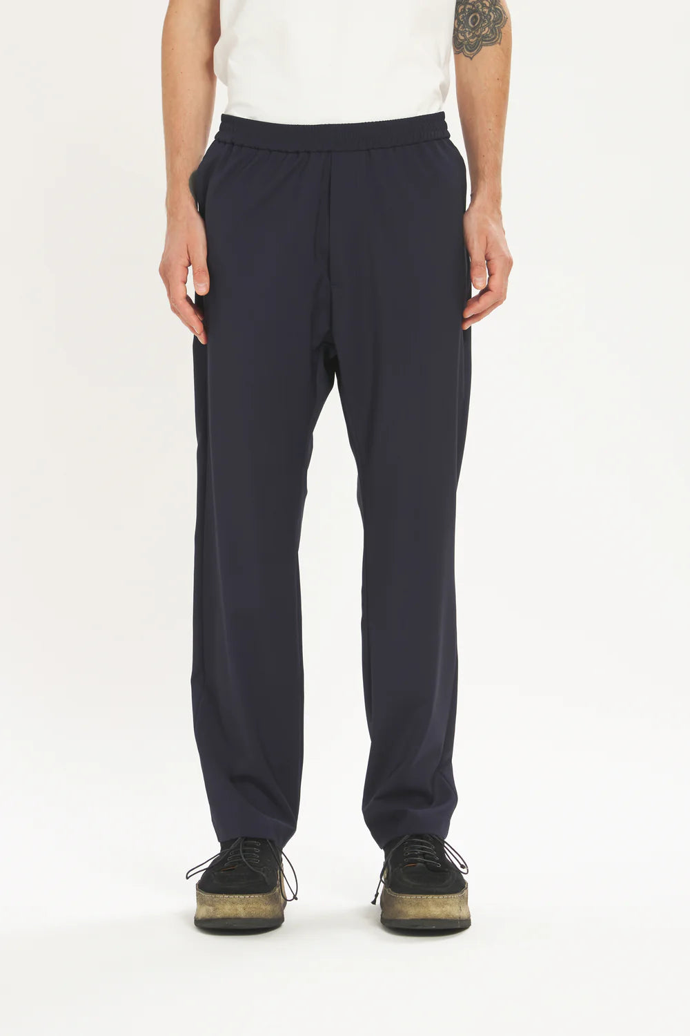 BARENA - Trousers bativoga tropical navy