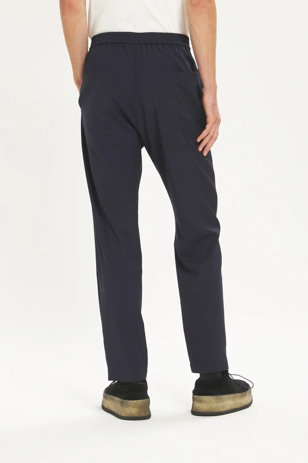 BARENA - Trousers bativoga tropical navy