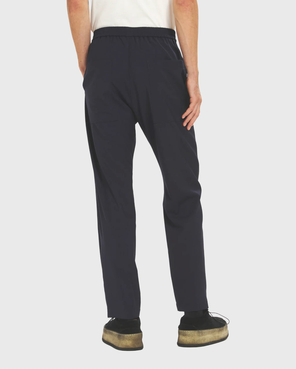 BARENA - Trousers bativoga tropical navy