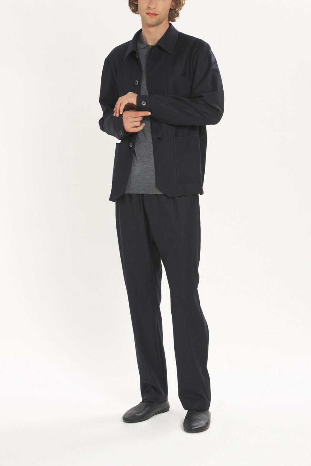 BARENA - Trousers bativoga flan navy BARENA