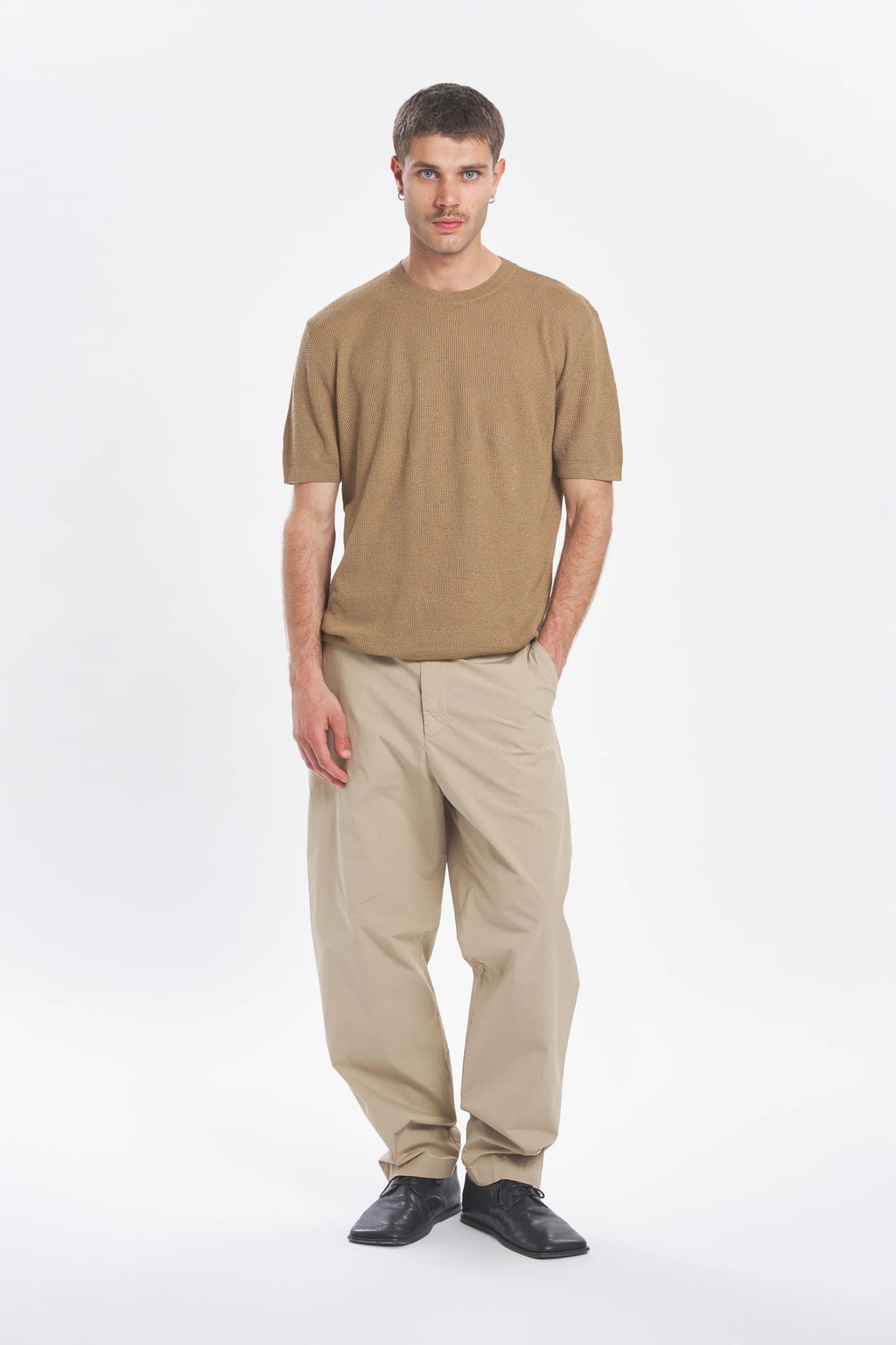 BARENA - Trousers canasta pavion beige