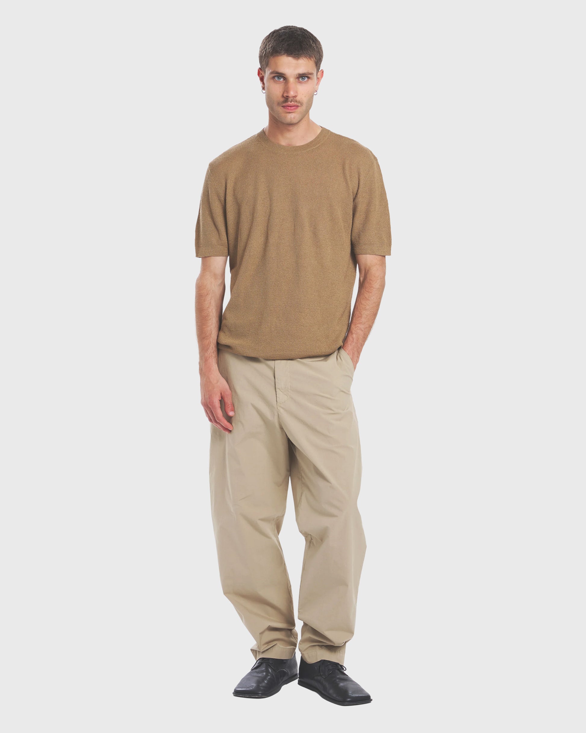 BARENA - Trousers canasta pavion beige