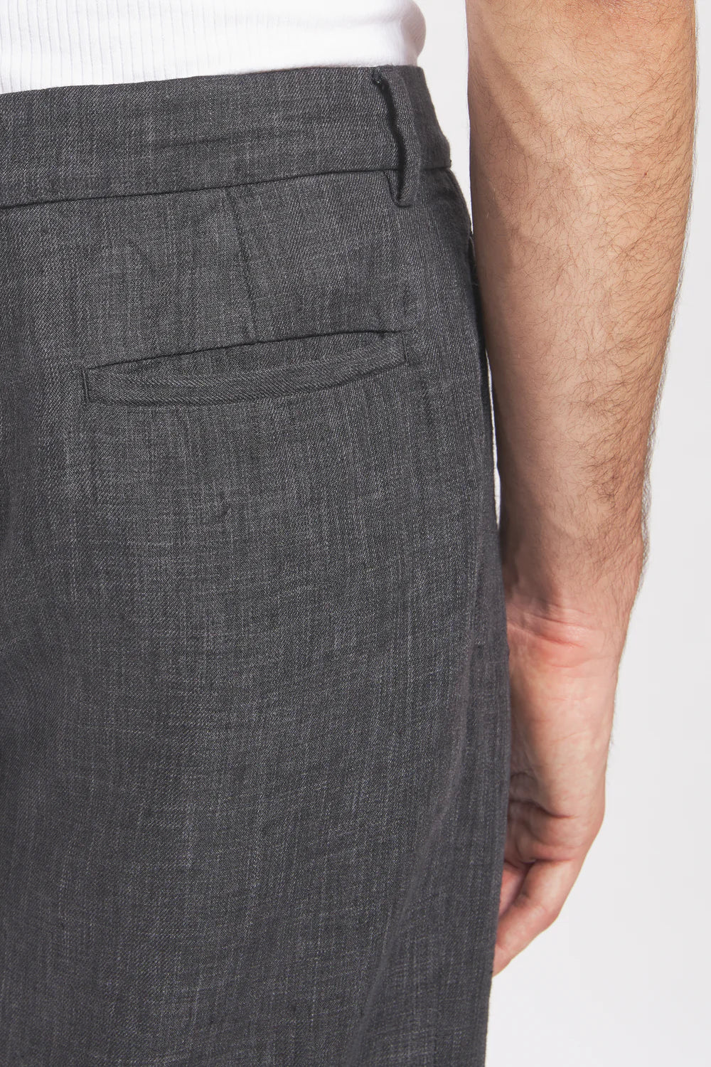 BARENA - Shorts scandola piombo